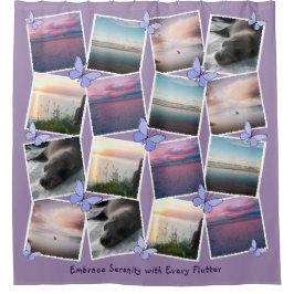 Cortina Para Box Violação de Colagem de Imagem Instagram ao Quadrad