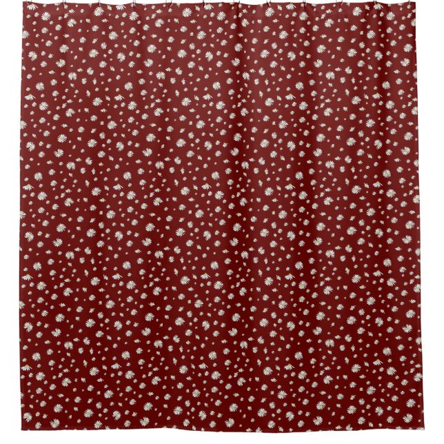 Cortina Para Box Visitas em Vermelho Escuro (Frente)