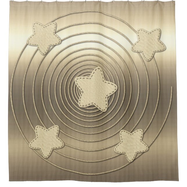 Cortina Para Box Vista de Férias Douradas (Frente)