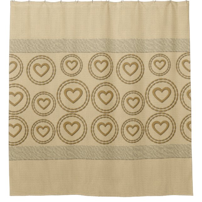 Cortina Para Box Vista de Férias Douradas (Frente)