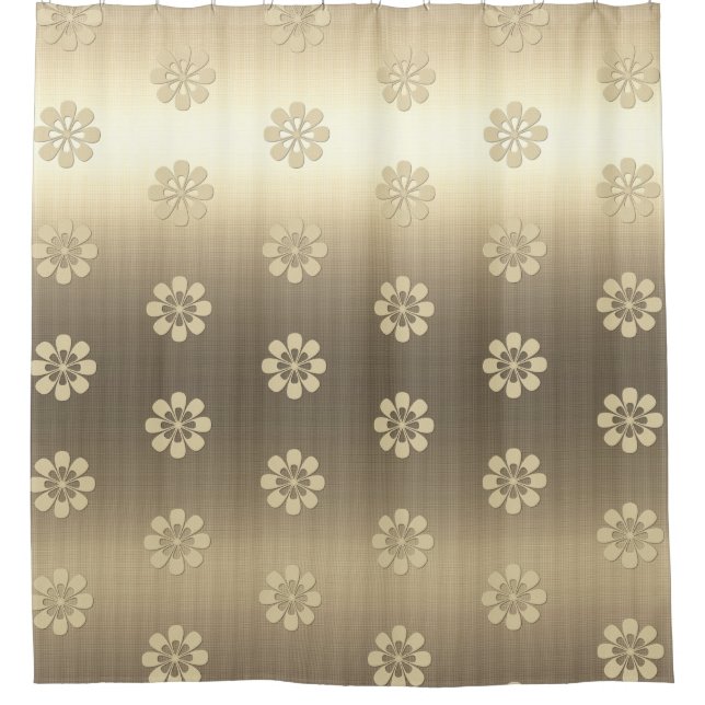 Cortina Para Box Vista de Férias Douradas (Frente)