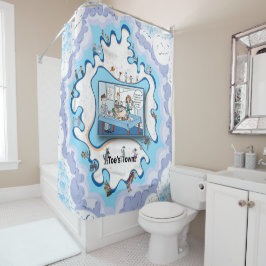 Cortina Para Box Vizinhos para Jantar | Convite de Festa