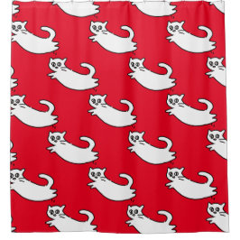 Cortina Para Box Você está aí? Doodles Gatos