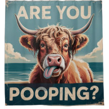 Você Está Fazendo Cocô? Vaca das Terras Altas Engr
