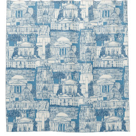 Cortina Para Box Washington DC toile blue