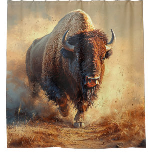Cortina Para Box Wild West Bison