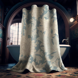 Cortina Para Box William Morris Chrysanthemum Pattern