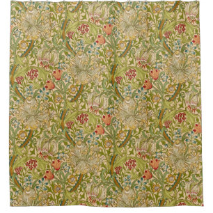 Cortina Para Box William Morris "Lírio Dourado" 2