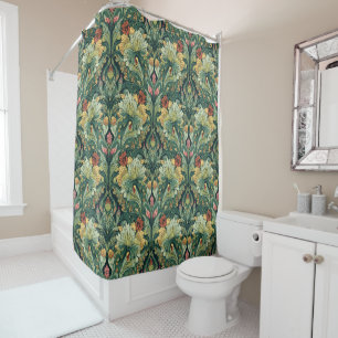 Cortina Para Box William Morris Seaweed Vintage Floral art nouveau