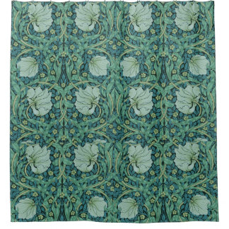 Cortina Para Box William Morris Vintage Flowers Padrão Floral
