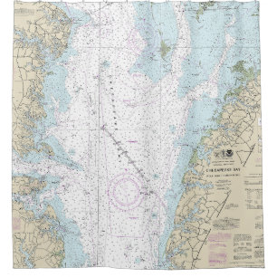 Cortina Para Box Wolf Trap para Smith Point Náutico Chart