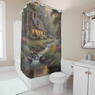 Cortina Para Box Woodland Haven: Um Retorno Tranquilo no bosque