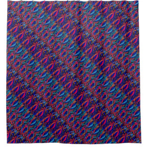 Cortina Para Box Wool Topped paisley