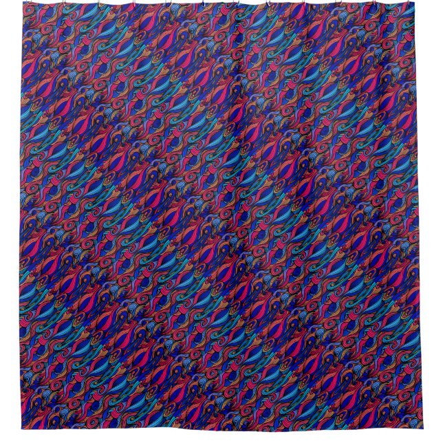 Cortina Para Box Wool Topped paisley (Frente)