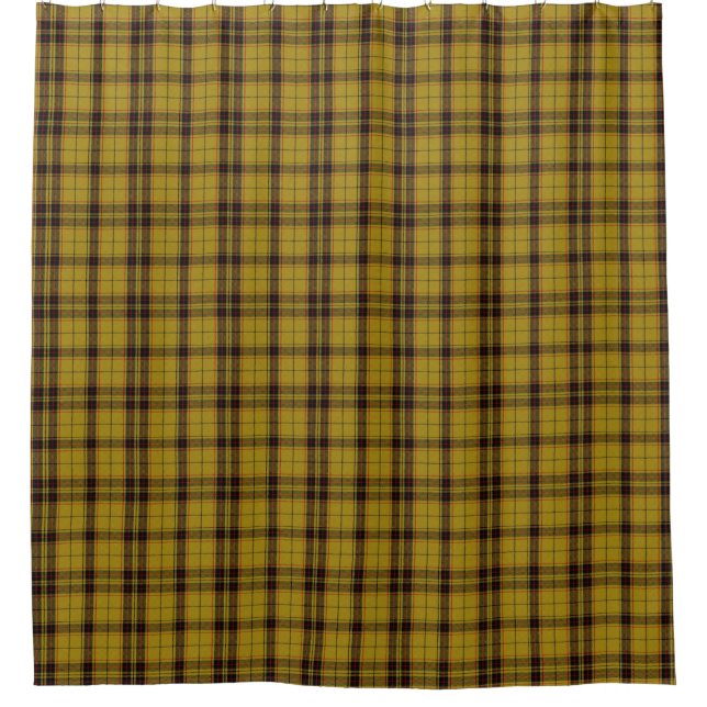 Cortina Para Box xadrez amarela de Tartan - Kilt escocês (Frente)