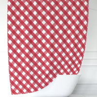 Xadrez de Gingham Vermelho e Branco