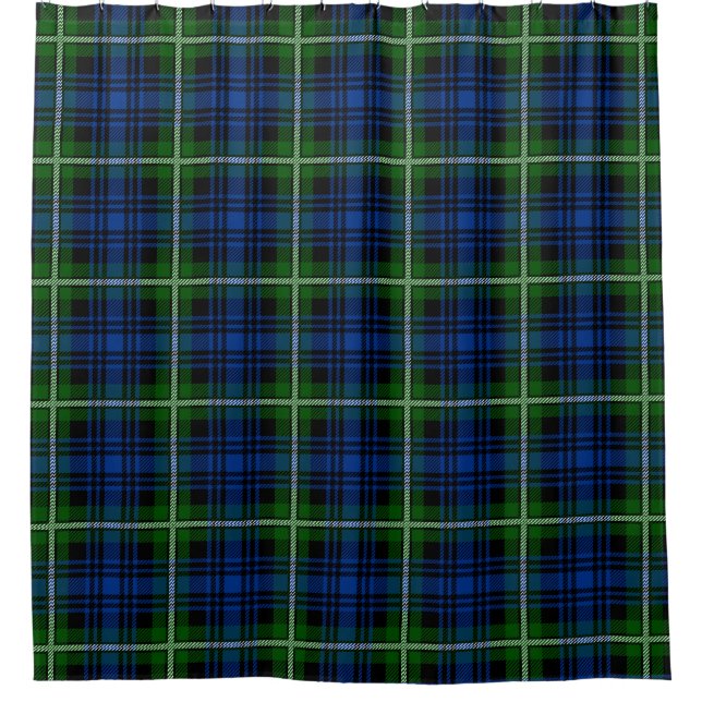 Cortina Para Box Xadrez Escocesa Clan Forbes Tartan (Frente)