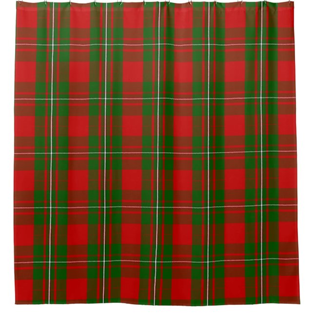 Cortina Para Box Xadrez Escocesa Clan MacGregor Tartan (Frente)