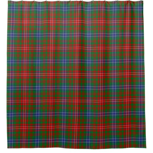 Cortina Para Box Xadrez Escocesa Clan Wilson Tartan (Frente)