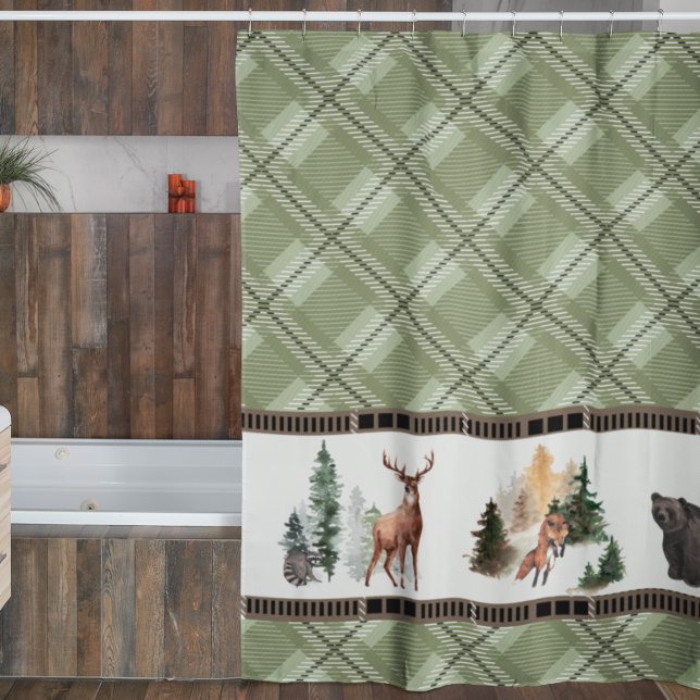 Cortina Para Box Xadrez Rústica Cadeias de Madeira (Criador carregado)