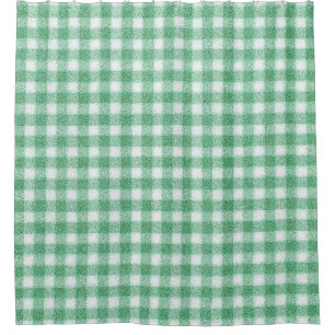 Cortina Para Box Xadrez Verde Menta Infantil