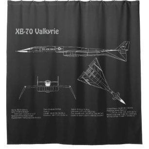 Cortina Para Box XB-70 Valkyrie - Planos de avião Blueprint PD