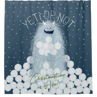 Cortina Para Box Yeti ou Não É Natal Aqui Natal