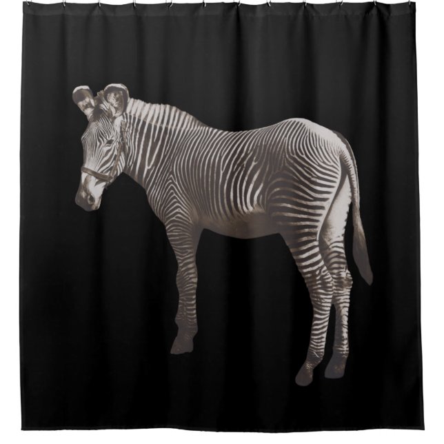 Cortina Para Box Zebra Vintage (Frente)