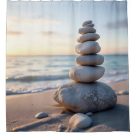 Cortina Para Box Zen Cairn Stone