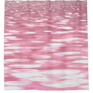 Cortina Para Chuveiro #3 abstrato: Shimmer cor-de-rosa