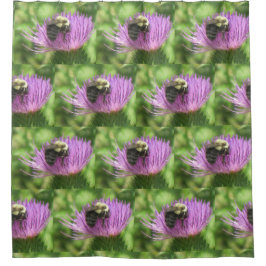 Cortina Para Chuveiro Abelha Sobre O Astro