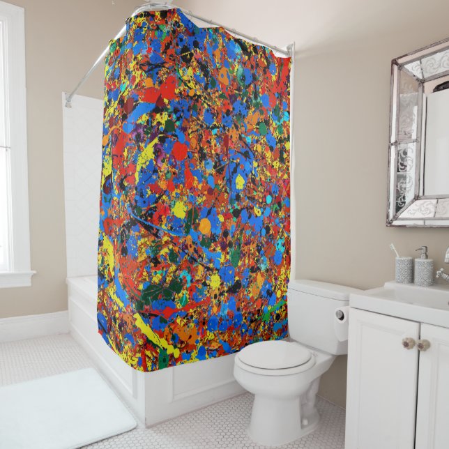 Cortina Para Chuveiro Abstrato nº 744 Veronica (In Situ)