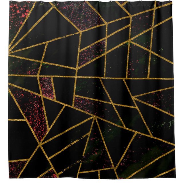 Cortina Para Chuveiro Abstrato nº 939 (Frente)