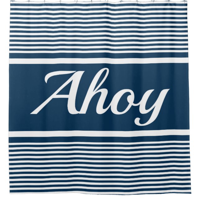Cortina Para Chuveiro Ahoy (Frente)