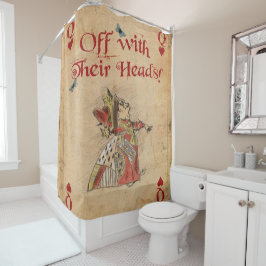 Cortina Para Chuveiro Alice no País das Maravilhas, Rainha Vermelha,