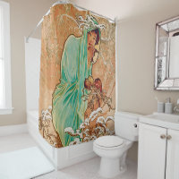 Alphonse Mucha,Winter,art nouveau,poster,vintage