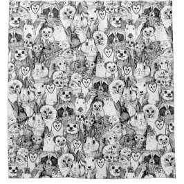 Cortina Para Chuveiro amor e abraços