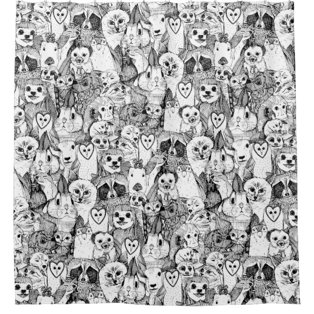 Cortina Para Chuveiro amor e abraços (Frente)