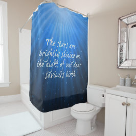 Cortina Para Chuveiro As Estrelas Brilhando Brilhante No Caro Nascimento