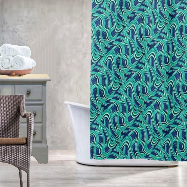 Cortina Para Chuveiro Autoestradas (This Highways Shower Curtain, matches your bath towels!)