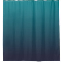 Azul Escuro e Ombre Turquesa
