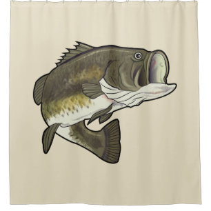 Cortina Para Chuveiro Baixo Largemouth