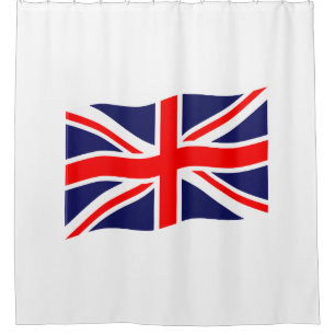 Cortina Para Chuveiro Bandeira do Reino Unido + suas ideias