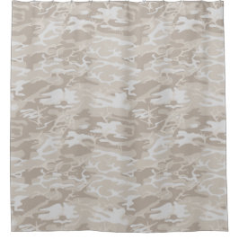 Cortina Para Chuveiro Bleached Wasteland Camo