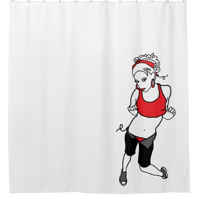 Cortina Para Chuveiro cadeia (Frente)