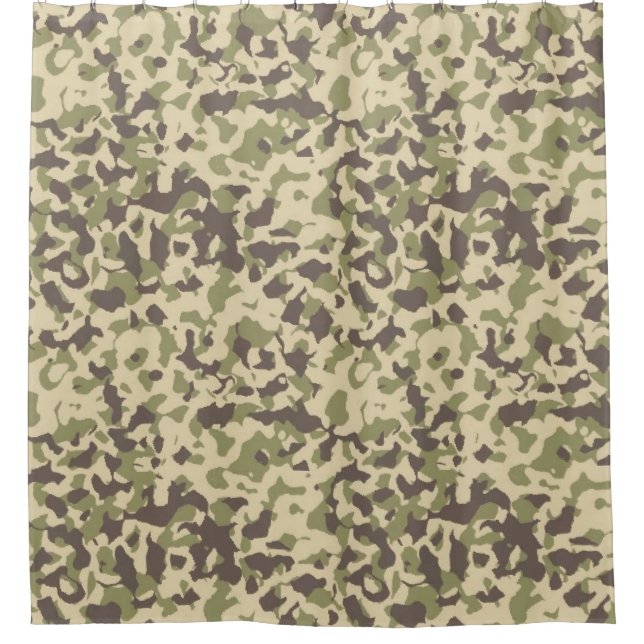 Cortina Para Chuveiro Camo Pattern (Frente)