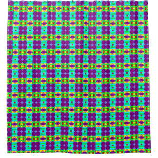 Cortina Para Chuveiro Caos Coloridos 45