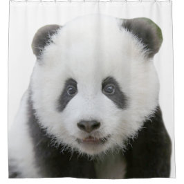 Cortina Para Chuveiro Cara da panda