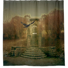 Cortina Para Chuveiro Casa Assombrada