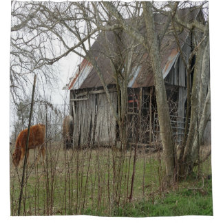 Cortina Para Chuveiro Celeiro antigo velho